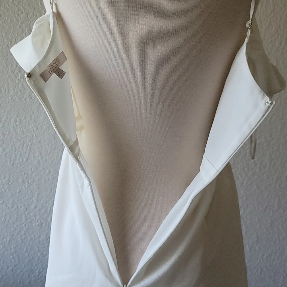 WAYF Cream/White Dress NWT - Picture 5 of 10